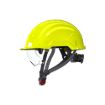 Slika Zaštitna kaciga za električare s integriranim vizirom PAB WH1-C, Hi-viz 