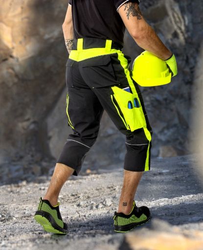 Slika Radne hlače ARDON®NEON 3/4 crno-žute 