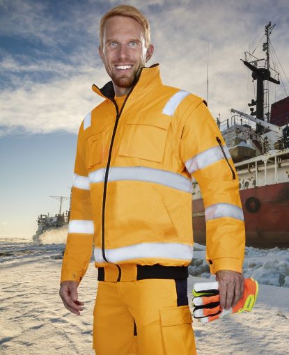 Slika Signalizirajuća jakna ARDON®HOWARD REFLEX Hi-viz narnačasta 