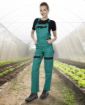 Slika Radne hlače farmer ARDON®COOL TREND ženske, zeleno/crne 