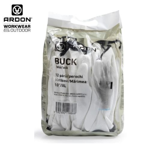 Slika Rukavice ARDON®BUCK bijele- maloprodajno pakiranje od 12 pari 