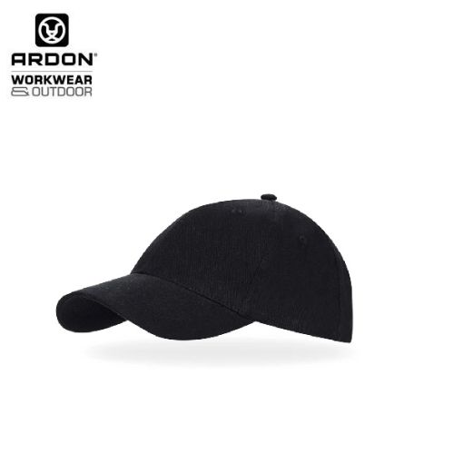 Slika Kapa šilt ARDON®UNI-6L crna vel. UNI 