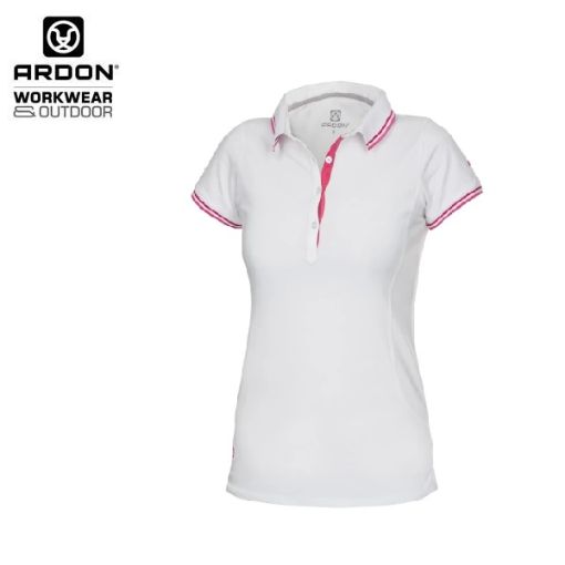 Slika Polo majica kratkih rukava ARDON®FLORET ženska, bijela 