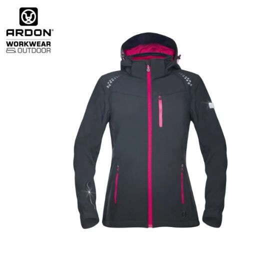 Slika Jakna softshell ARDON®FLORET ženska, crna 