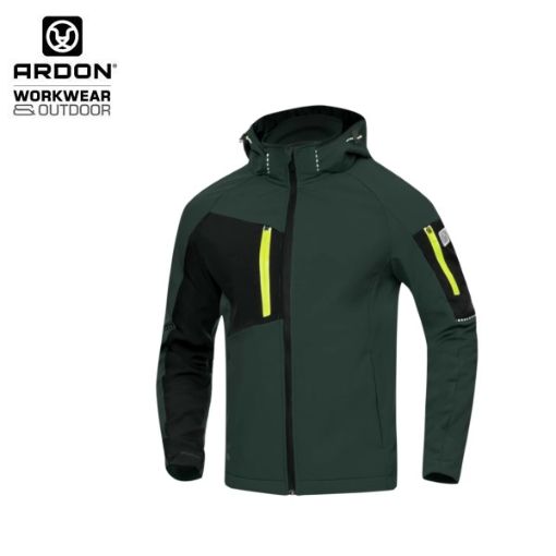 Slika Jakna softshell ARDON®CITYCONIC® Hi-viz tamno zelena 