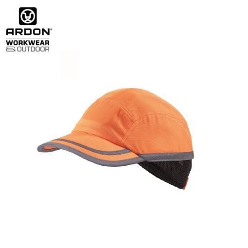 Slika Kapa šilt s unutarnjom zaštitom ARDON®BRUNO+ hi-viz narančasta, vel. UNI 
