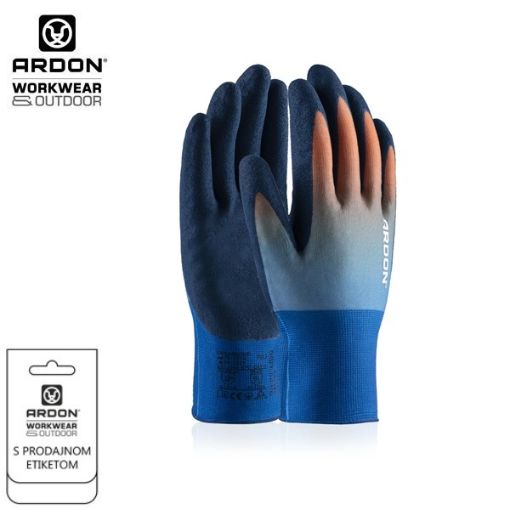 Slika Rukavice ARDON®CREATRON BLUE NEON s kartončićem 