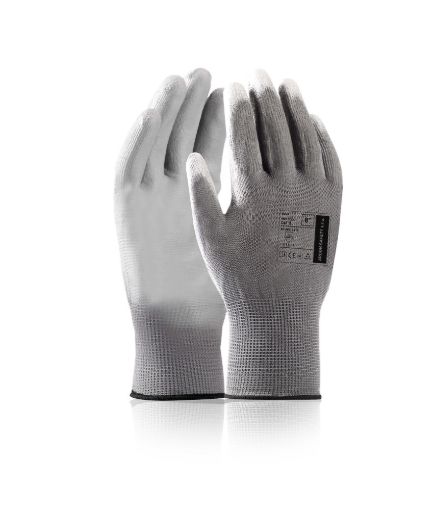 Slika Rukavice ARDON®BUCK sive s prodajnom etiketom 